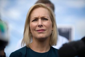 Kirsten Gillibrand looking skeptical