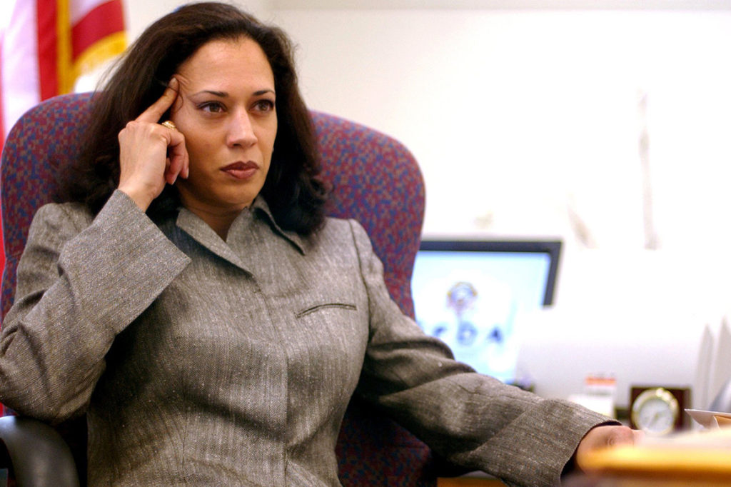 Kamala Harris looking silly